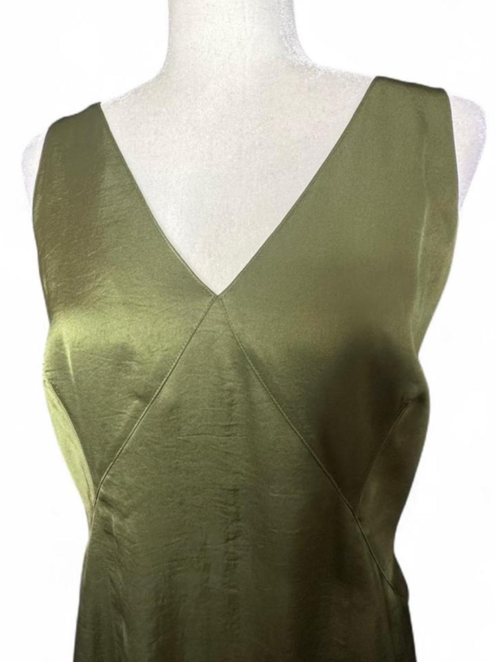 💜 NWT Elie Tahari Olive Dress - Tuscan Olive (US 8) - Picture 3 of 8